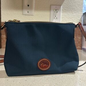 Dooney and Bourke Crossbody canvas and leather purse